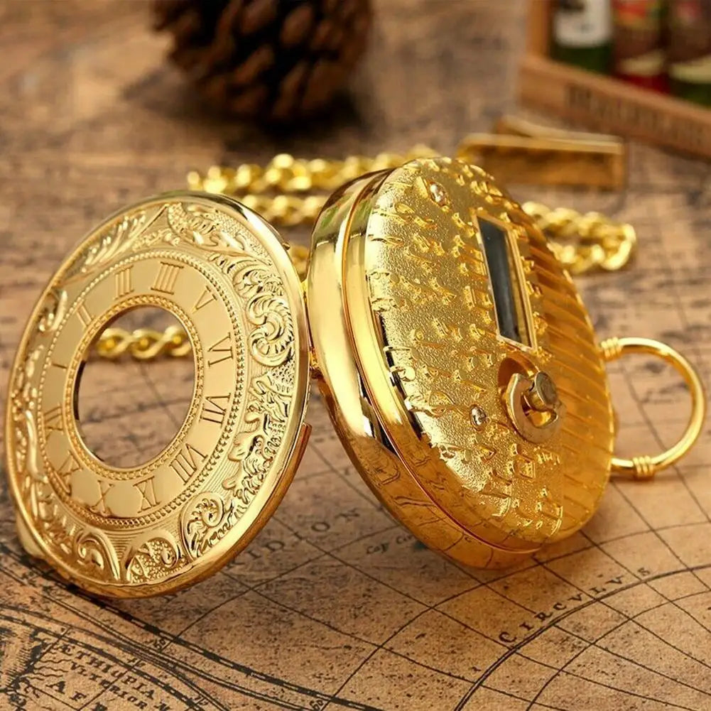 Creative Silver Hand Crank Music Quartz Pocket Watch Fashion Swan Lake Musical Movement Fob Chain New Year Gift For Men Women