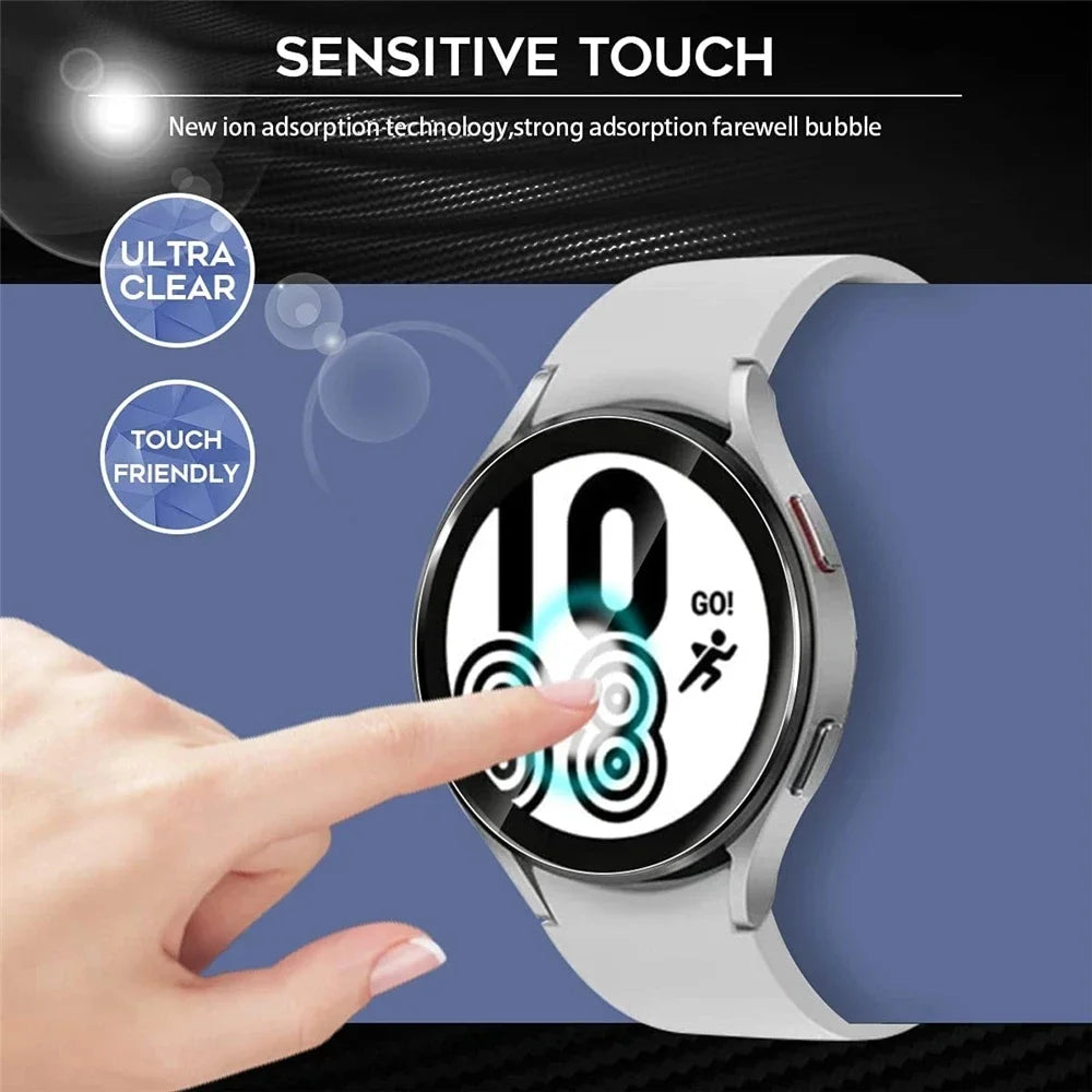 9H Tempered Glass for Samsung Galaxy Watch 4 5 6 40/44mm Classic 42/46mm Watch 3 41/45mm  Anti Scrach Film HD Screen Protectors