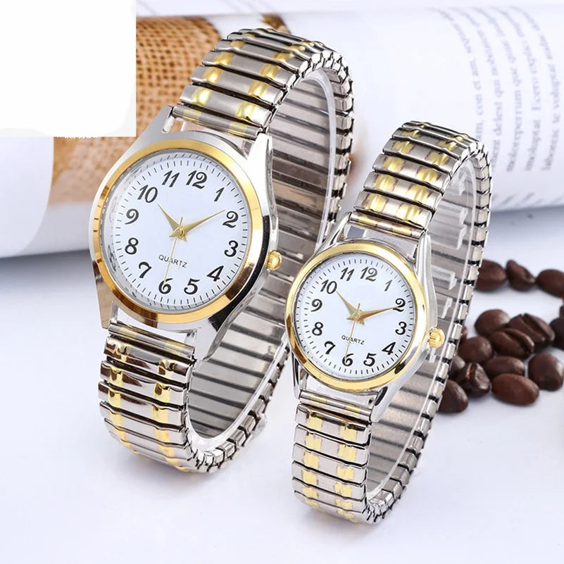 New Arrival Fashion Women Watches Men Elasticity Watch Quartz Male Wristwatch Relogio Feminino Clocks Couples Elastic Band Watch