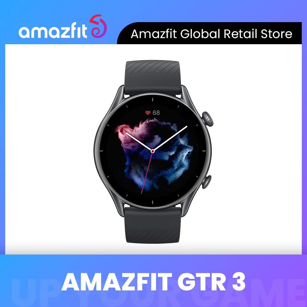 New Amazfit GTR 3 GTR3 GTR-3 Smartwatch Classic Navigation Crown Alexa Built-in Smart Watch 21 Day Battery Life for Android iOS