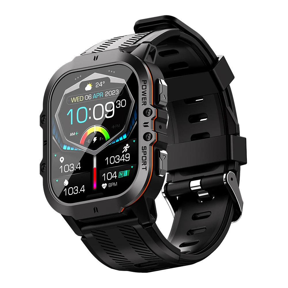 OUKITEL Smart Watch BT20 Sport SmartWatch BT5.2 350mAh 1.96" AMOLED Display